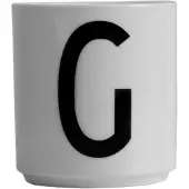 Design Letters DL Becher Keramik G, Weiß