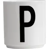 Design Letters DL Becher Keramik P, Weiß