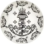 Iittala Tiefer Teller Taika Deco Schwarz 20 cm