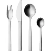 Georg Jensen Besteckset New York Edelstahl Matt (24-teilig)