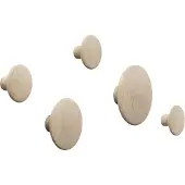 Muuto Dots Wood Set Of 5 Oak - , Holz, Holz