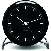 Arne Jacobsen Uhren Tischuhren 43673 Clock CityHall Wecker