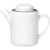 Broste Copenhagen Salt Teekanne 130 cl White w/Black Rim