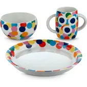 Alessi Kindergeschirr Alessini Decorated Bone China (3-teilig)