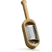 Sagaform Nature Käsereibe mit Halter 27,5 cm