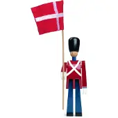 Kay bojesen - Fahnenträger mit Stoffschicht - 22 cm