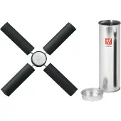 Zwilling Pfannenuntersetzer Schwarz 22 x 22 cm