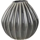 Broste Copenhagen - Wide Vase, Ø 30 x H 30 cm, smoked pearl