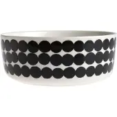 Marimekko Siirtolapuutarha Schüssel 1,5 Liter Weiß / Schwarz / Räsymatto