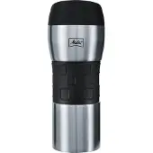 Melitta Thermo Mug, 0,35 l, Schwarz, Silber, Edelstahl, 3 Tassen