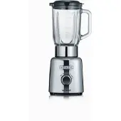 Severin Standmixer SM 3710 aus Edelstahl, poliertschwarzsilber Standmixer Standmixer Mixbecher