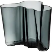 Iittala Vase Alvar Aalto Dunkelgrau 16 cm