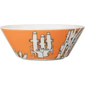 Arabia Mumin Schüssel 15 cm Hatifnatten orange