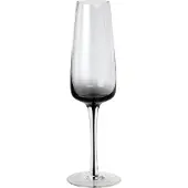Broste Copenhagen Champagnerglas Smoke Klar/Grau