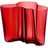 Iittala Vase Alvar Aalto Cranberry 16 cm
