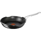 Tefal Jamie Oliver E21104, Rund, Schwarz, Aluminium-Guss, Titan Pro, Keramik, Gas, Halogen, Induktion, Versiegelte Platte, China