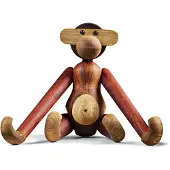 Kay bojesen Holzfigur - Affe - Mittel - Teak/Limba - - One Size - Dekoration