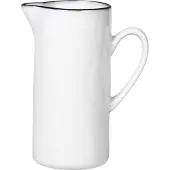 Broste Copenhagen Salt Milchkännchen White w/Black Rim 0,25l