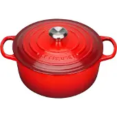 Le Creuset Signature Bräter 26 cm rund kirschrot