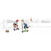 Chillafish Skatieskootie - Step - Unisex - ZwartBlauw (CPSS01BLA)
