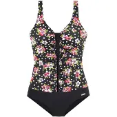 LASCANA Badeanzug mit floralem Print und Shaping-Effekt