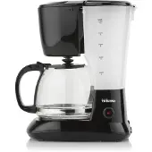 Tristar CM-1245 Kaffeemaschine, Filterkaffeemaschine, 1,25 l, Gemahlener Kaffee, 750 W, Schwarz