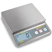 Kern FOB 500-1S Brevvægt Vejeområde: 0.5 kg Aflæsningsnøjagtighed: 0.1 g Batteridrevet Sølv
