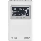 Sangean DPR-39, Tragbar, DAB+, FM, 87,5 - 108 MHz, CT, PS, PTY, RT, LCD, Weiß