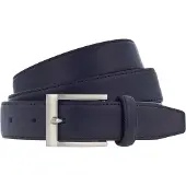 Vanzetti Gürtel Dresscode: Business 30mm Cambered Leather Belt W85 Nightblue - kürzbar
