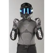 Leatt 3DF 5.0 Weiß Motocross Ellbogenprotektoren Größe L