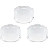 Eglo 3er Set LED Einbauleuchten, klar, 7 cm, TINUS