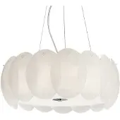 Ideal Lux OVALINO SP8, 8 Glühbirne(n), E27, IP20, Weiß