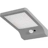 Osram DoorLED Solar, Wandbeleuchtung für den Außenbereich, Silber, Acrylnitril-Butadien-Styrol (ABS), IP44, III, Dämmerungssensor, Bewegungssensor