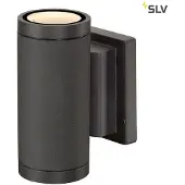 SLV Funktionelle New Myra Up & Down Wandleuchte, in anthrazit, GU10, IP55