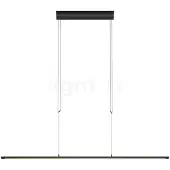 OLIGO Lisgo Sky Straight LED-Pendelleuchte-Schwarz matt-mit LED (2700K)