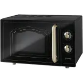 Gorenje MO 4250 CLI Standmikrowelle, 700 Watt, 20 l Volumen, 45,5 cm Breite, Auftauautomatik, Grillfunktion, schwarz