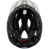 ABUS Stadthelm Aduro 2.0 - Allround-Fahrradhelm mit Licht - in sportivem Design für den Stadtverkehr - für Damen und Herren - Grau/Weiß, Größe L (58-62 cm)