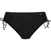 LASCANA Bikini-Hose "Italy", Damen, Gr. 34, N-Gr, schwarz, Microfaser, Microfaser, Polyamid, unifarben, Badehosen Bikini-Hose, mit höherer Seitennaht
