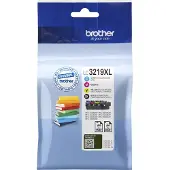 Brother LC3219XLVAL, Schwarz, Cyan, Magenta, Gelb, 4 Stück(e), 3000 Seiten, 1500 Seiten, Multipack