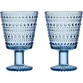Iittala Goblet Glass Kastehelmi Leinen 260 ml (2er-Set)