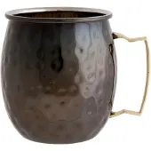 Barlife Moskau Becher schwarz gehämmert 45cl