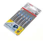 Bosch T 121 Af Speed Metal Jig Saw Blade 5 Units Durchsichtig