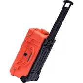 Peli 1510 Schutzkoffer Handgepäck Orange mit Schaumstoff