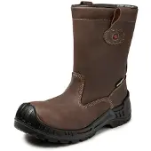 Gevavi Sicherheitsstiefel Rome S3 Braun-Schuhgröße 41