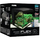 Fluval Aquarium Unterschrank Flex 123, offen 83 cm x 42 cm x 74 cm schwarz