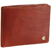 Esquire Leder Kartenetui Toscana Leather Wallet Brown braun