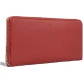 Esquire Geldbörse Deer Zip Around Wallet Red weinrot