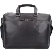 Leonhard heyden Dakota 7562 Kurzgrifftasche 2 Fächer in Braun (15.3 Liter), Aktentasche