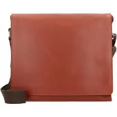 Leonhard heyden Leder Umhängetasche Schultertasche Dakota Messenger Bag Chestnut braun