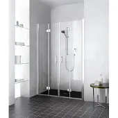 Kermi LI2T412020VPK Pendel-Falttür Liga 2T4 1200x